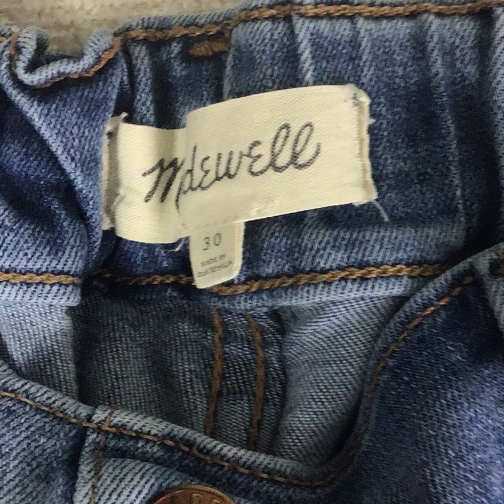 Madewell Pull on Jeans in Okeefe Wash Women’s Size 30 - Picture 8 of 16
